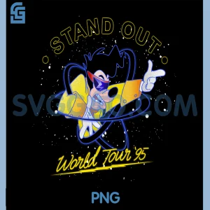 Disney A Goofy Movie Powerline PNG, Stand Out World Tour 95 PNG