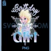 Disney Frozen PNG, Princess Elsa Birthday Girl PNG