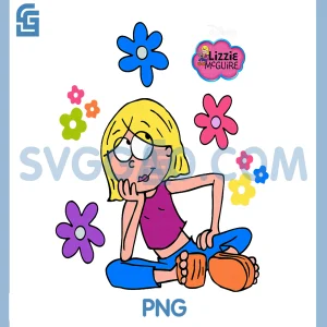 Disney Lizzie PNG, McGuire Cartoon Lizzie PNG