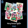 Disney Mickey & Friends PNG, Making Memories Together Christmas PNG
