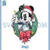 Disney Mickey and Friends PNG, Christmas Sketch Ornament Mickey PNG