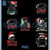 Funny Black Cat Christmas Bundle PNG, Grumpy Kitty Holiday Set PNG