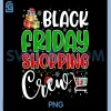 Black Friday Shopping Crew PNG, Christmas Family Group Shopping PNG
