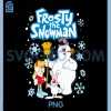 Frosty The Snowman PNG, Frosty The Snowman Group Snowflakes PNG