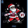 Funny Baseball Santa 67 PNG, Christmas Sport PNG