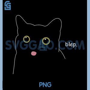 Funny Blep Blep PNG, Cute Cat Animals PNG, Black Cat PNG