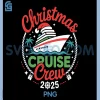 Christmas Cruise Crew 2025 PNG, Xmas Family Holiday PNG