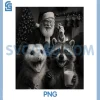 Christmas Selfie Santa Raccoon Opossum PNG, Meme Xmas PNG