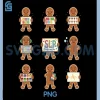 Gingerbread SLP Squad PNG, Christmas Speech Therapy PNG 2 Gingerbread SLP Squad PNG, Christmas Speech Therapy PNG