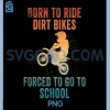 Funny Dirt Bike Art PNG, Motocross Dirt Bike Rider PNG