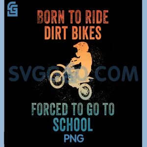 Funny Dirt Bike Art PNG, Motocross Dirt Bike Rider PNG